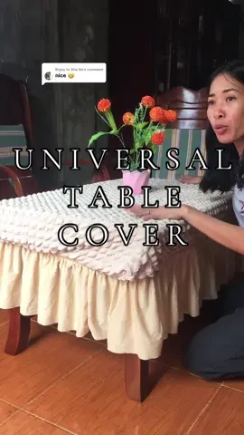 Replying to @She Na Yes mie, very nice talaga quality nitong table cover.#tablecover #tableclothcover #universaltablecover 