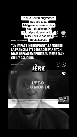 PARTIE 5- Analyse de cas : divergence entre la BCE et BNP Paribas sur les taux - PARTIE 4 ->  @Flo.off #notation #fitch #france #bnpparibas #akaahub 