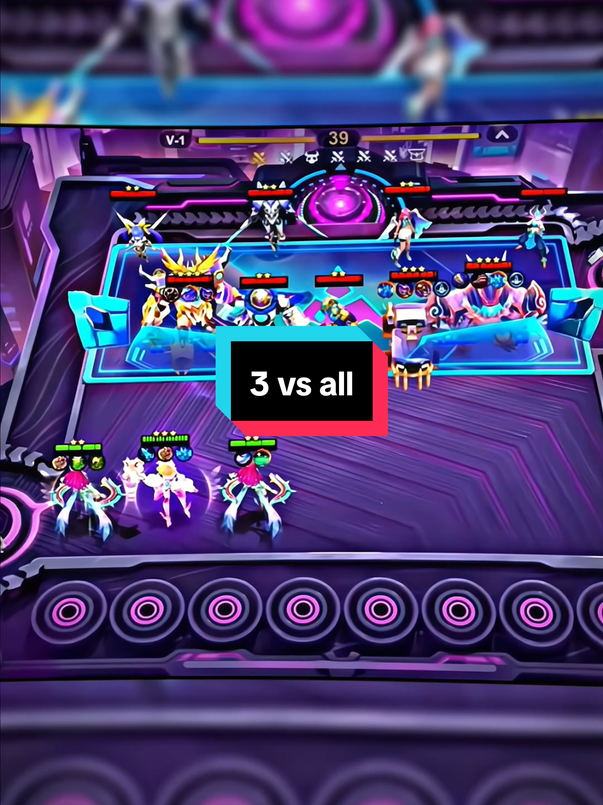 3 vs all 🗿 #MCGG #MagicChessGoGo #MRSS3 #MCGGRisingStars 