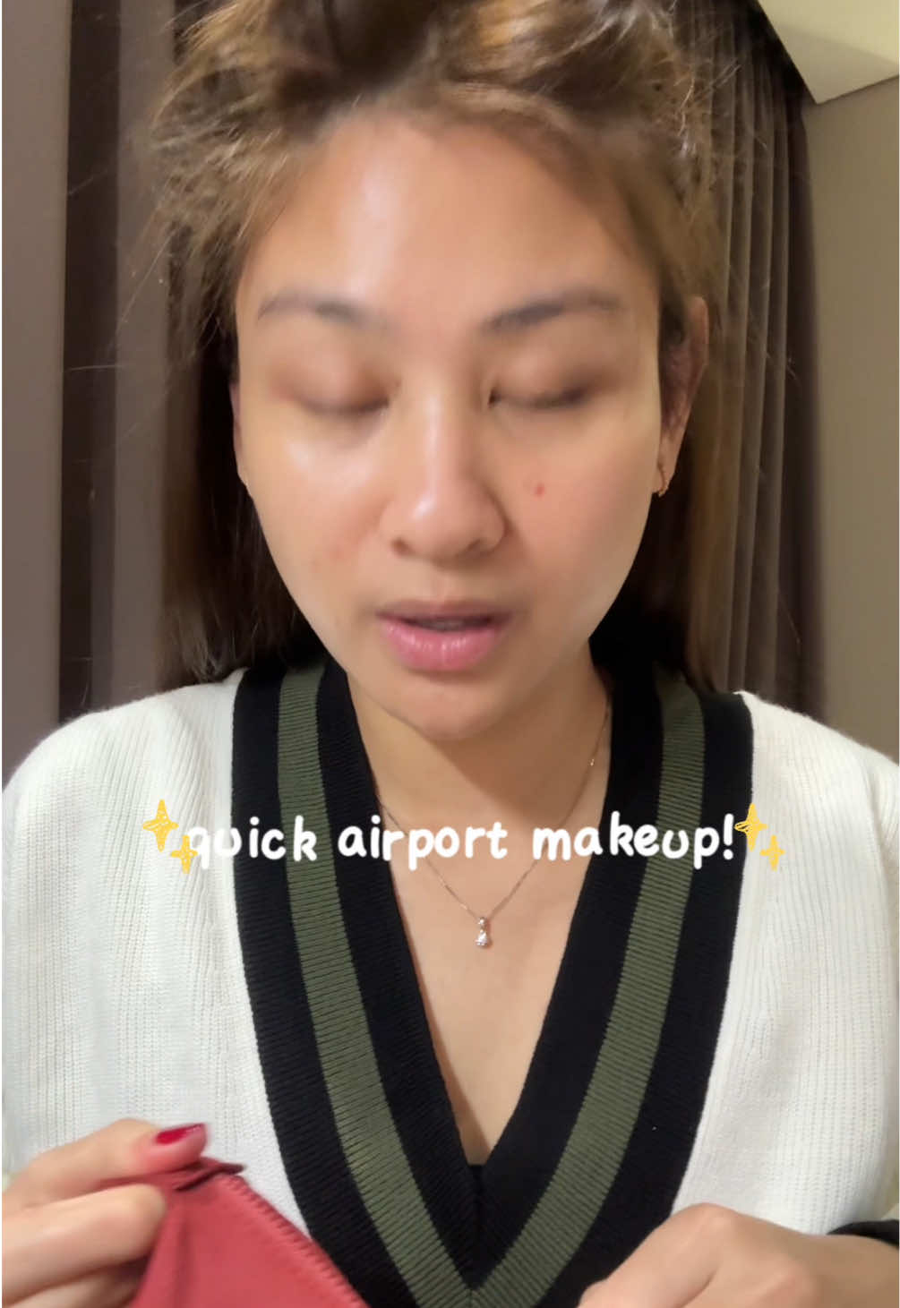 GRWM for the super early morning flight ✈️⛅️