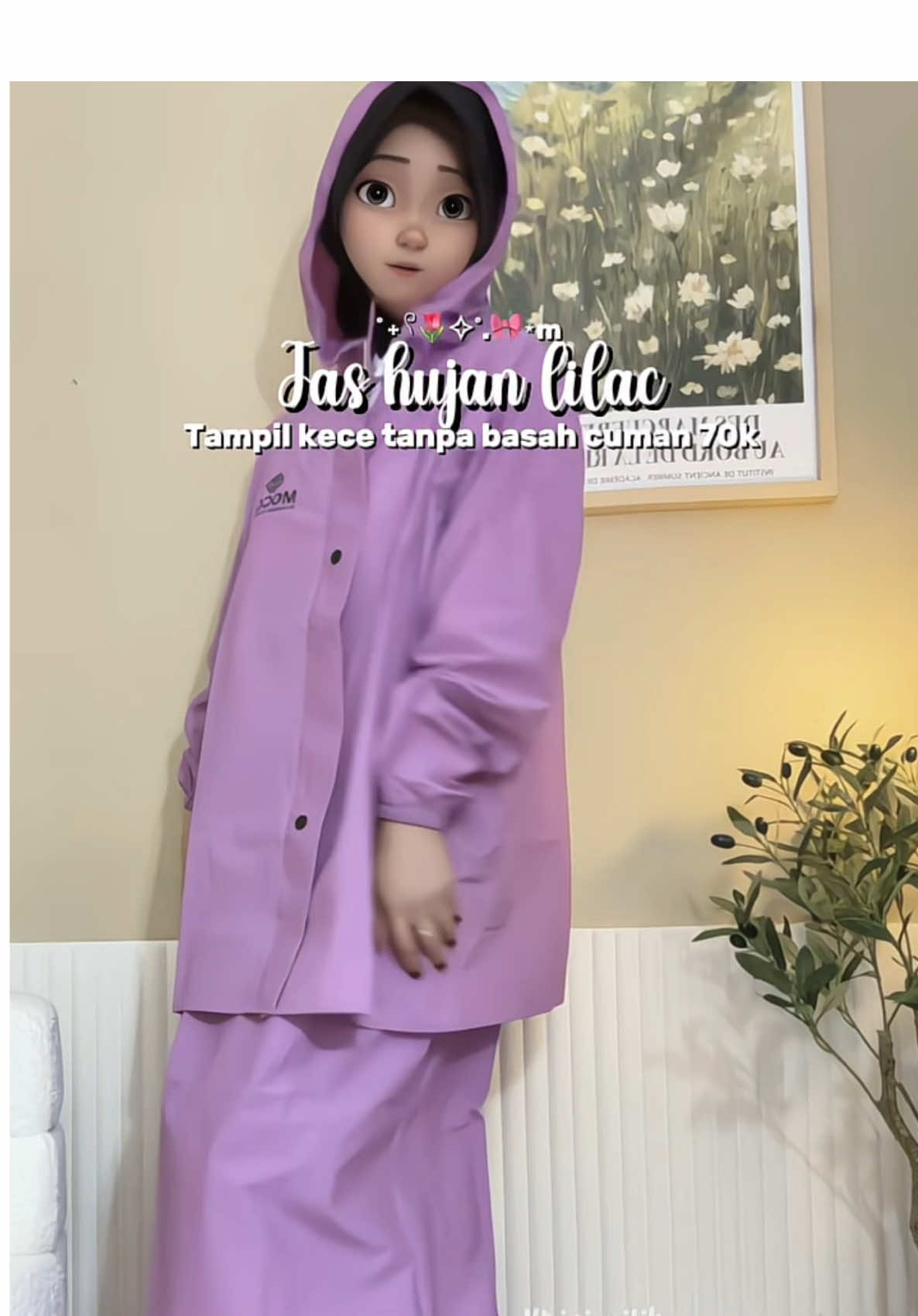 Musim hujan waktunya beli jas hujan 🪻🫶🏻 #jashujan #bajuhujan #jashujandewasa #jashujanrok #jashujanmurah 