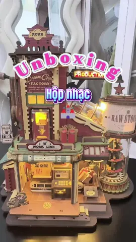 Unboxing Hộp Nhạc Robotime Christmas 🎅🎶 #deerstore #viral #xuhuong #fyp #musicbox 