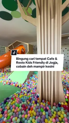 Bingung cari tempat Cafe & Resto Kids Friendly di Jogja, cobain deh mampir kesini #jalanjalancarimakan #kulinerjogja 