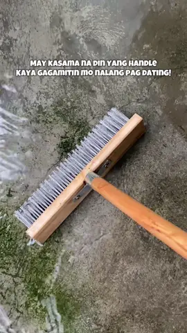 Malumot nanaman ang mga seme-semento dahil tag ulan! Ito na sagot dyan tehhh check mo na yellow basket #brush #stealbrush #fyp #metalbrush #cleaningbrush 