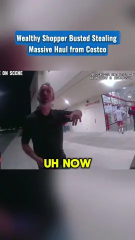 Wealthy Shopper Busted Stealing Massive Haul from Costco #cops #copsoftiktok #police #bodycam 