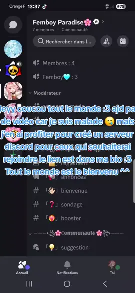 J'espère que vous serez nombreux à rejoindre :3🌸🩵#femboy #fyp #viral #tiktokfemboy 