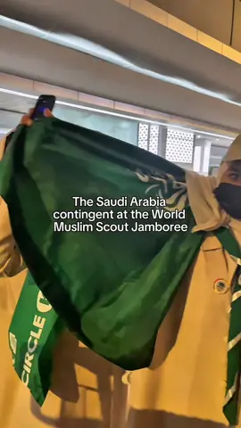 Grateful to be the liaison officer for the Saudi Arabia contingent 🇸🇦✨ Thank you for joining us at the World Muslim Scout Jamboree in Indonesia 🇮🇩 On behalf of myself and the committee, I sincerely apologize for any shortcomings in words or actions. We are truly grateful and happy to have shared these meaningful moments together💚❤️ #jamboree #worldmuslimscoutjamboree #gontor #santrimendunia #saudiarabia