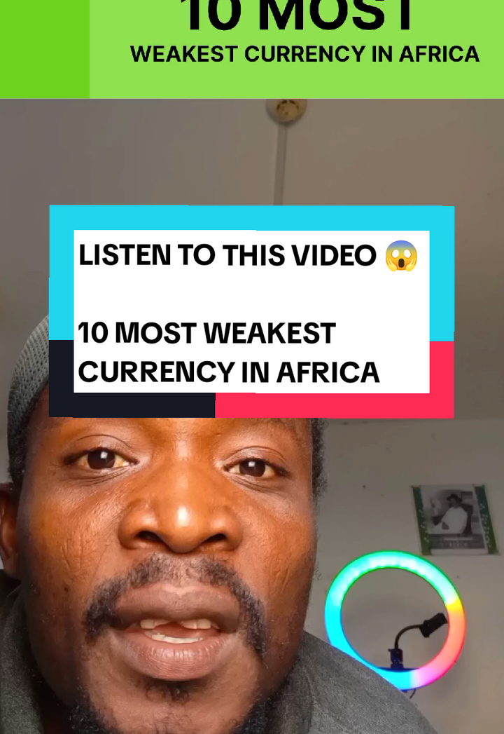 Africa countries with the weakest currency. 10 weakest currency in africa in 2025 #exchangerate #currency #africa #devaluacion 