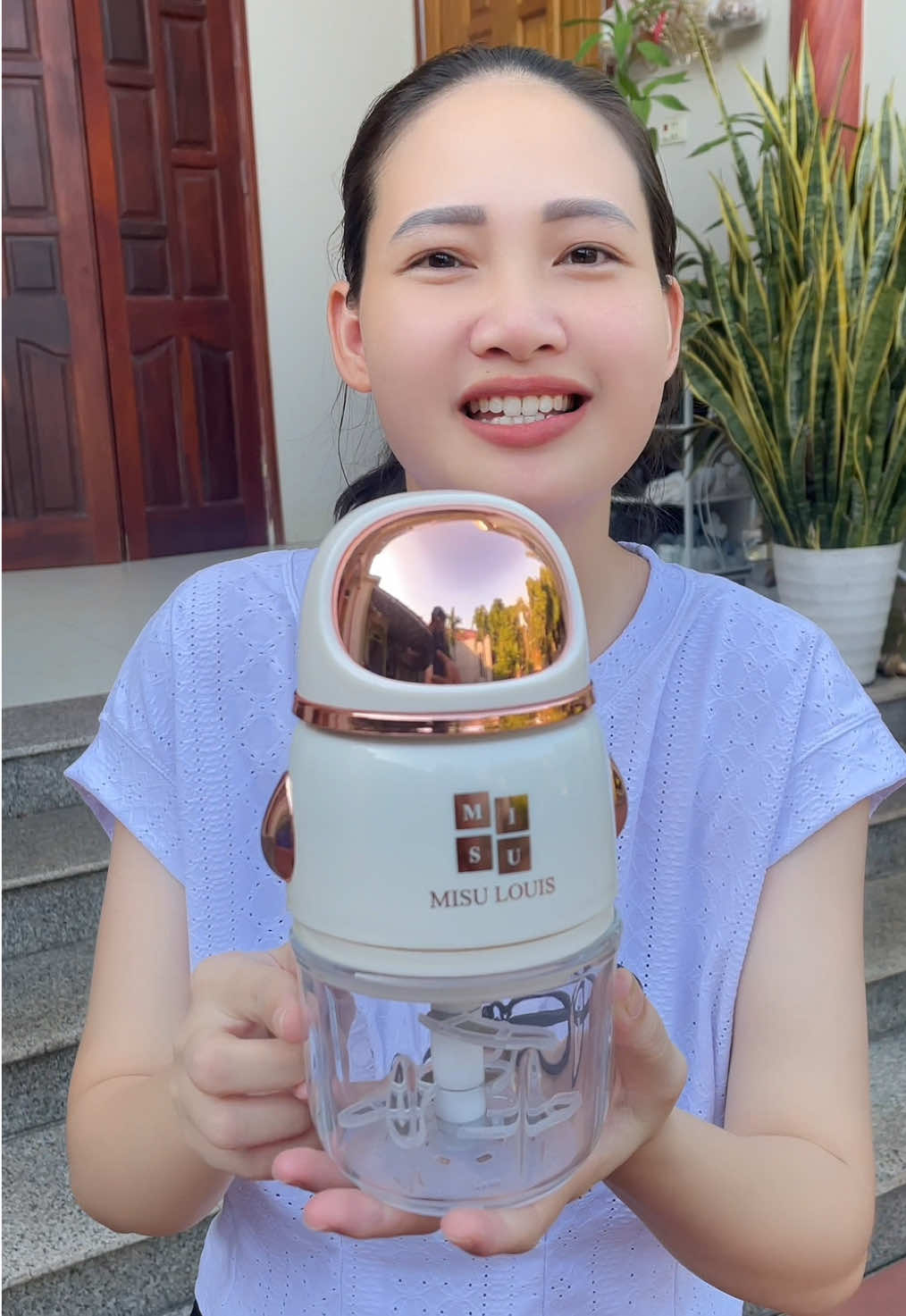 Máy xay 6 lưỡi cối thuỷ tinh dung tích 300ml #xuhuong #mayxay #mayxaycamtay #mayxaysinhto #mayxayandam 