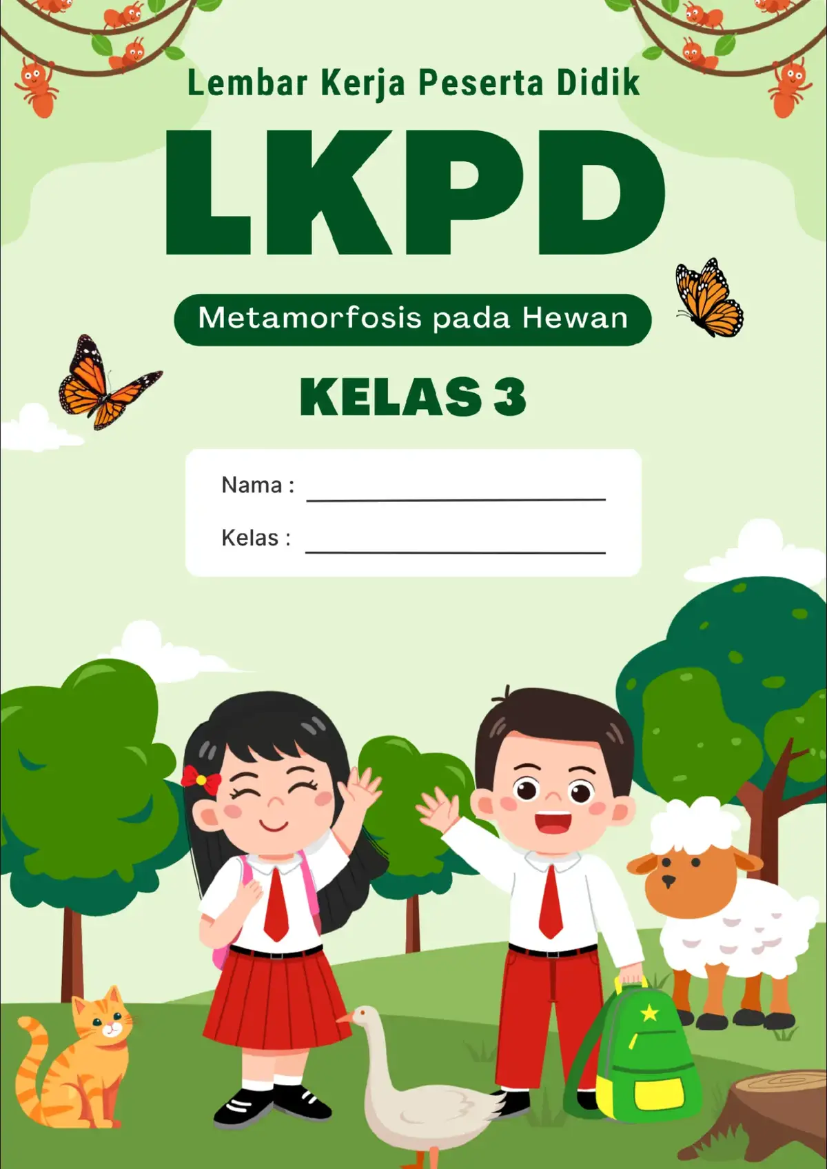 LKPD IPAS KELAS 3 Metamorfosis Pada Hewan🦋🐞🐝 #guru #fyppppppppppppppppppppppp #gurugenz #lkpd #lkpdipaskelas3 
