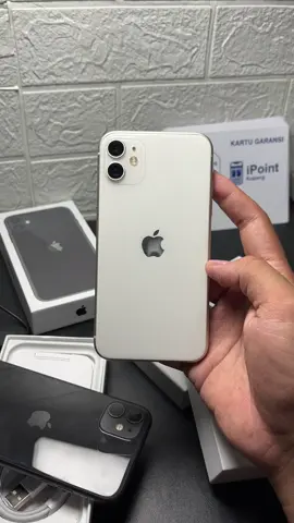 IPHONE 11 128GB ALOPERATOR • Warna: Putih • Baterai Health: 95%  • Kondisi: 99% Mulus • Kelengkapan: Fullset + Free Case + Free Anti Gores • Garansi: Baterai 7 Hari, Jaringan 3 Bulan
