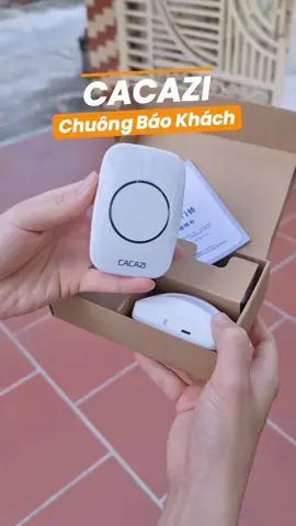 Chuông không dây báo khách, báo trộm CACAZI, 36 kiểu chuông, dễ dàng lắp đặt và sử dụng #chuongbaokhach #chuongbaotrom #chuongcua #chuongcuathongminh #cacazi 