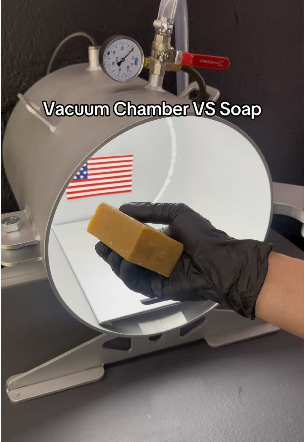 Vacuum Chamber VS Soap… #Science #education #asmr #fyp 