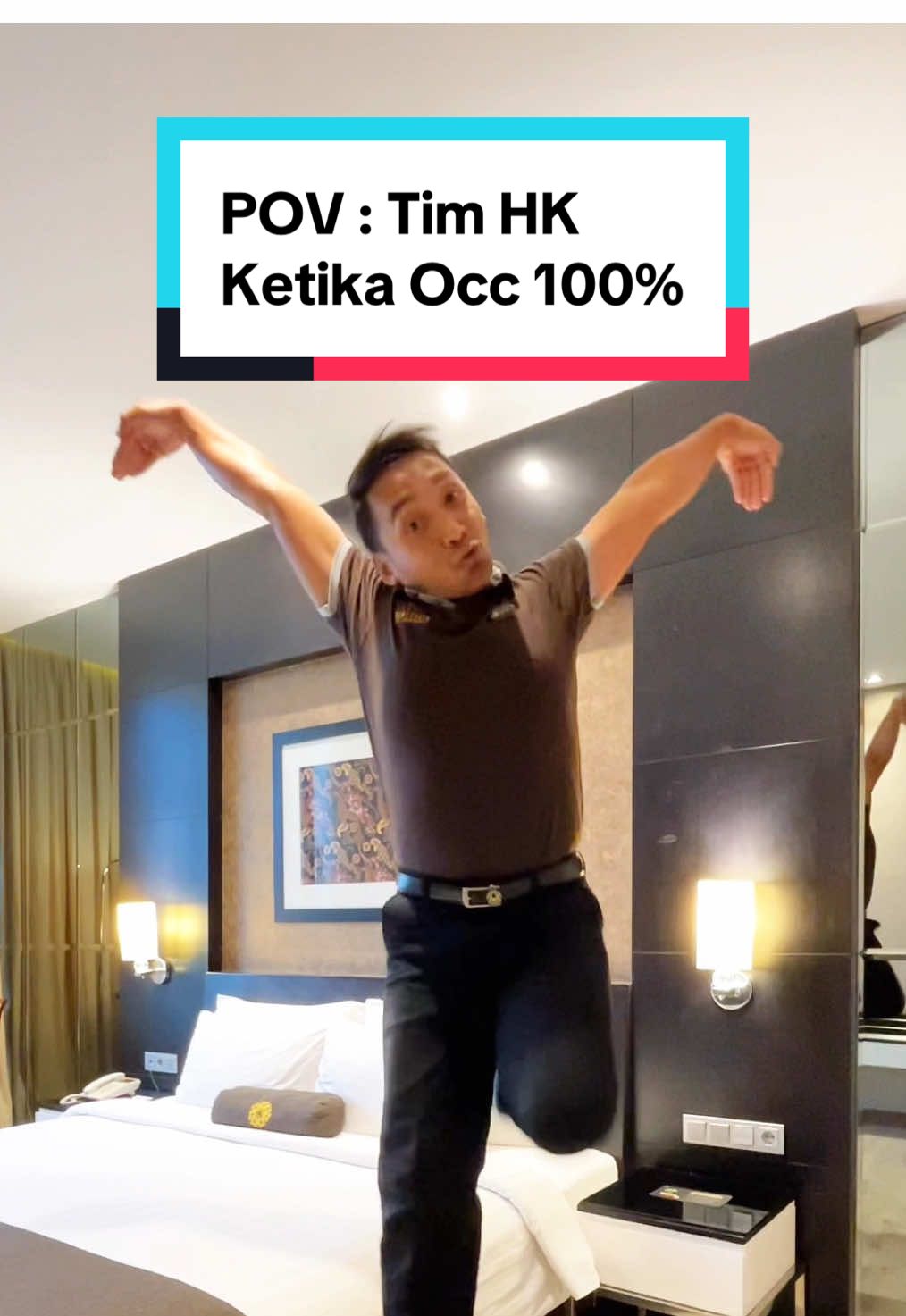 Comment reaksi mana yang paling kalian sukaa🤩💃 . . #fyp #javaheritagehotel #lambehoteliers #hotelierlife 