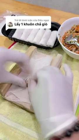 Trả lời @Diệu ngọc Dạ khuôn cuốn chả giò em có gắn trong giỏ hàng màu vàng rồi nhé anh chị ơi  #khuoncuonchagio #chagio #thucphamsachbobeo #mekhoinghiep #xuhuong 