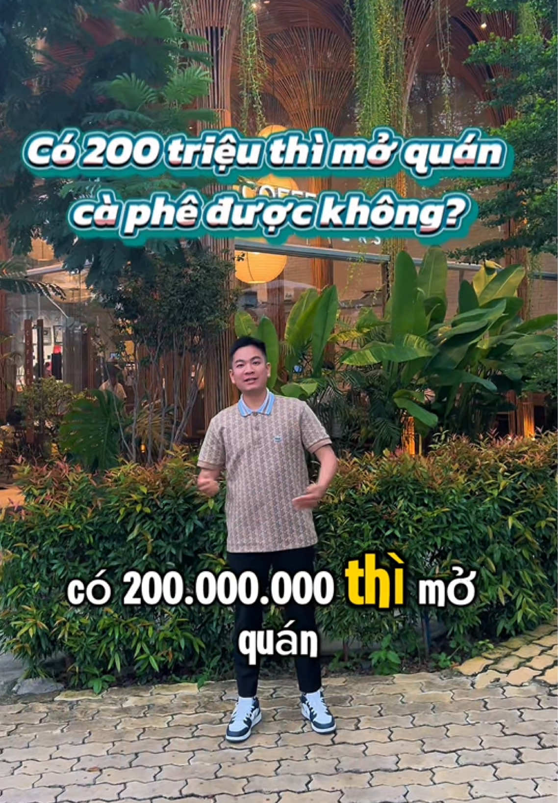 200 triệu liệu có thể mở quán được không? #moquancafe #coffee #caphe #dayphache #kinhdoanhcafe 