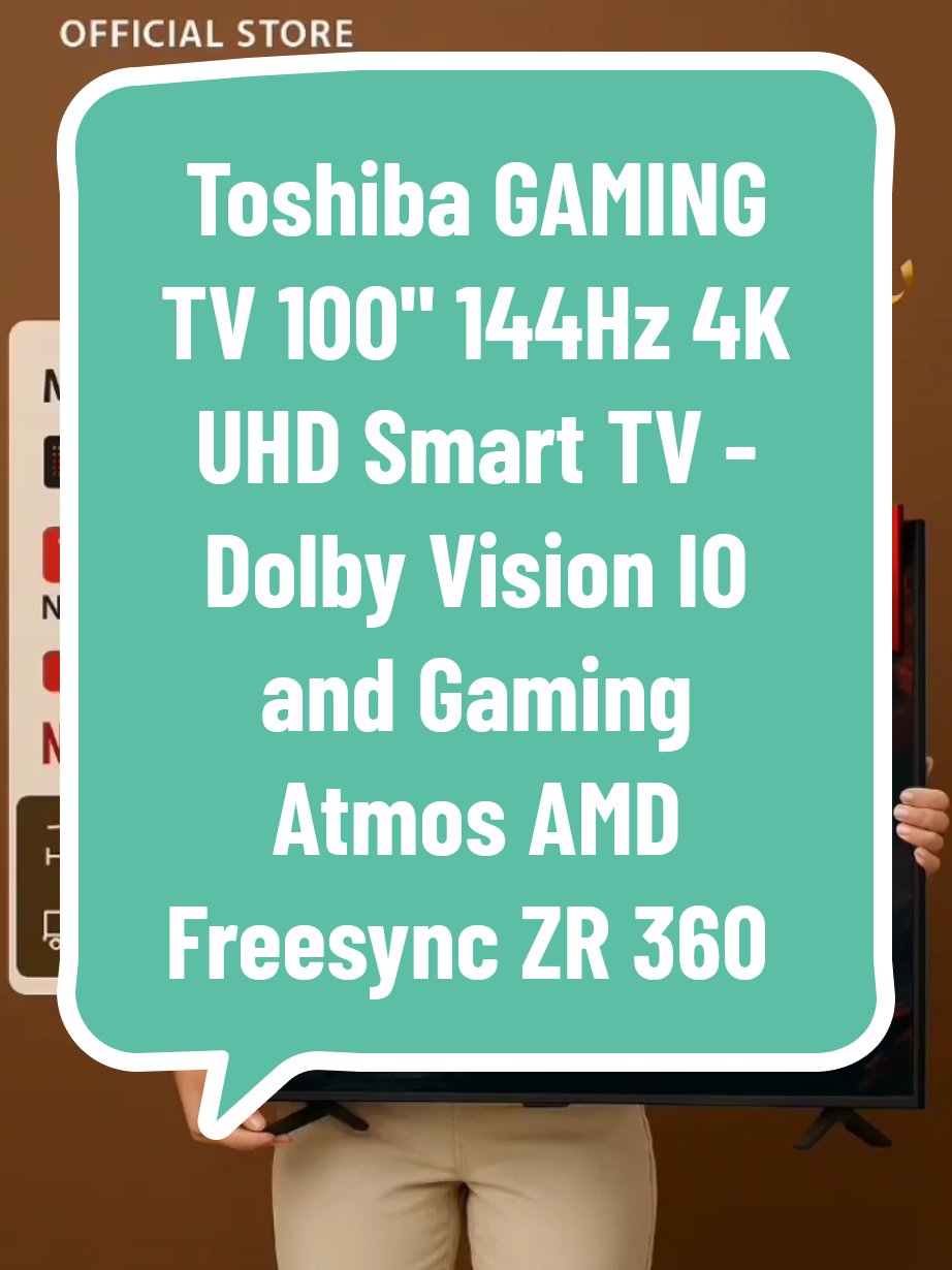 #Toshiba GAMING TV 100
