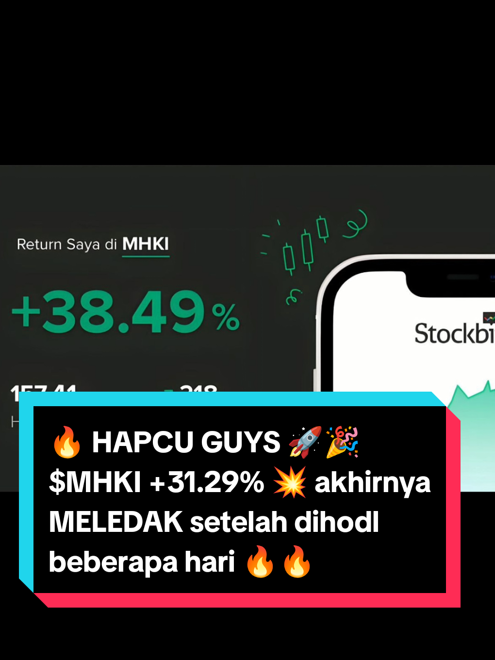 🔥 HAPCU GUYS 🚀🎉 $MHKI +31.29% 💥 akhirnya MELEDAK setelah dihodl beberapa hari 🔥🔥 Sabar & percaya analisa = hasilnya manis 📈✨ Kadang gak langsung terbang, bisa koreksi dulu baru ngegas 🚀 Selamat buat yang masih hodl $MHKI, panen cuan maksimal 🥳🎉 #saham #trading #cuansaham #swingtrade #hapcuguys 