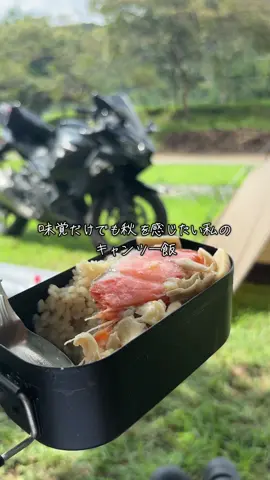 秋は感じたもん勝ち？(BGMうるさ過ぎたので再投稿です🙇‍♀️) #バイク #キャンプ #バイク女子 #ninja400 #キャンプ飯 