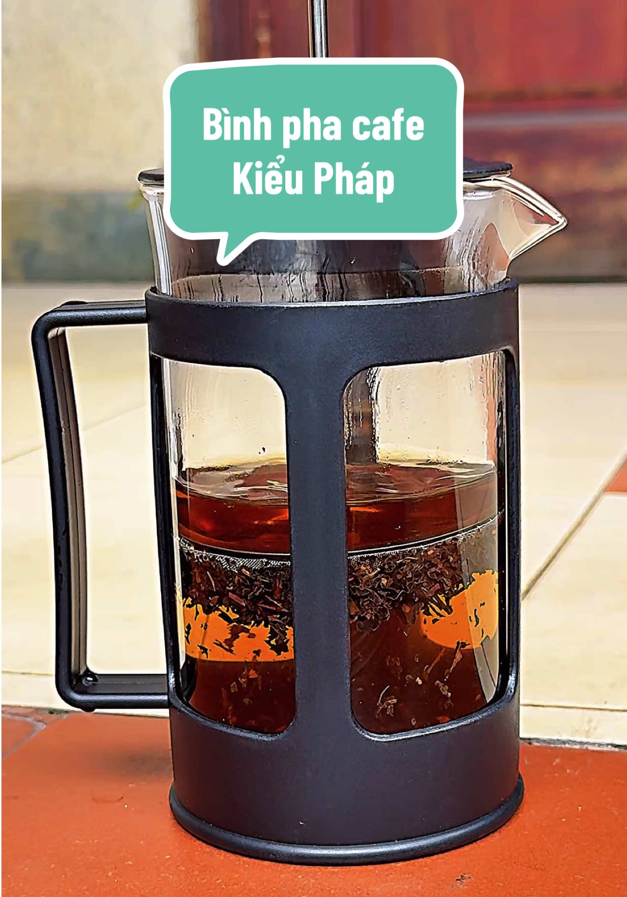 Bình pha cà phê pha trà kiểu Pháp #binhphacaphe #mayphacafe #mayphatra #binhphatra #ojkdangtien 