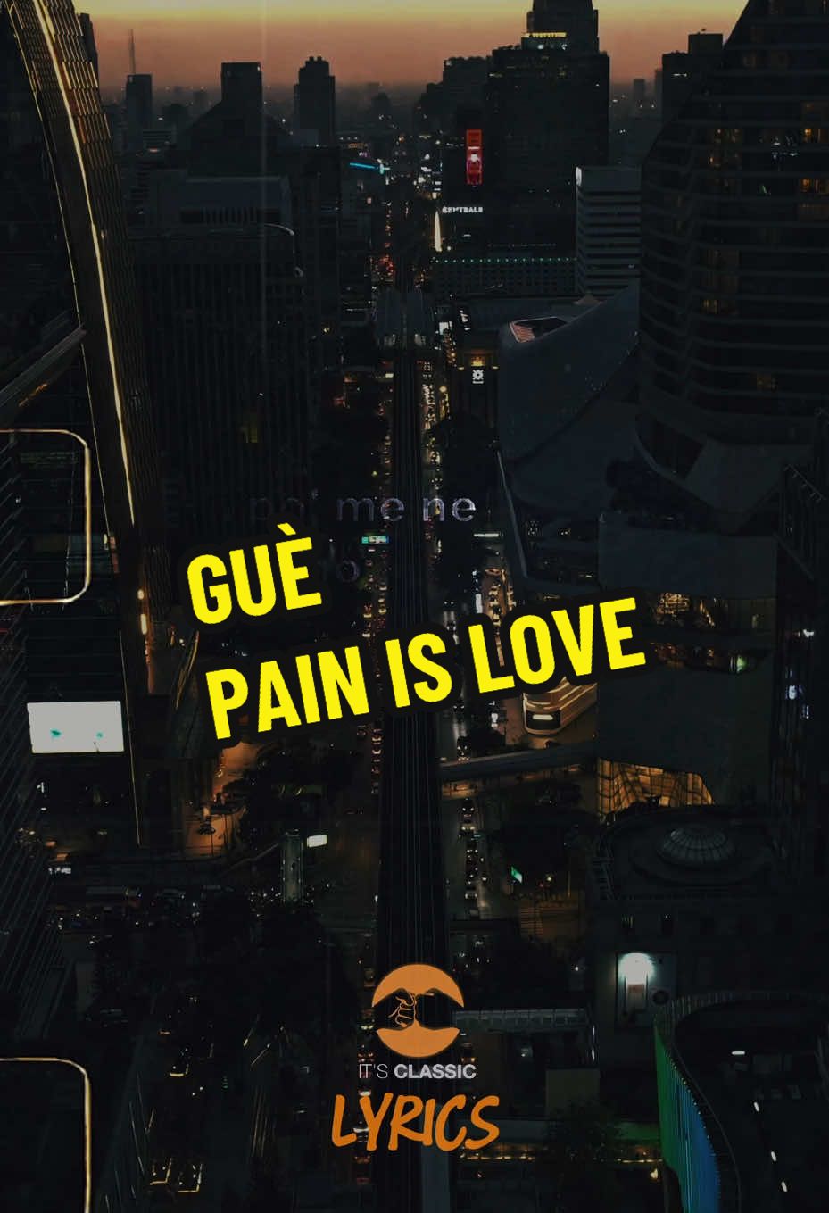 Ho sempre fatto errori come il meteo 🌦️ #guè #capcut #lyricvideo #aesthetic #music  Guè - Pain Is Love - Tropico Del Capricorno (Album) - 2025 - Lyrics Video