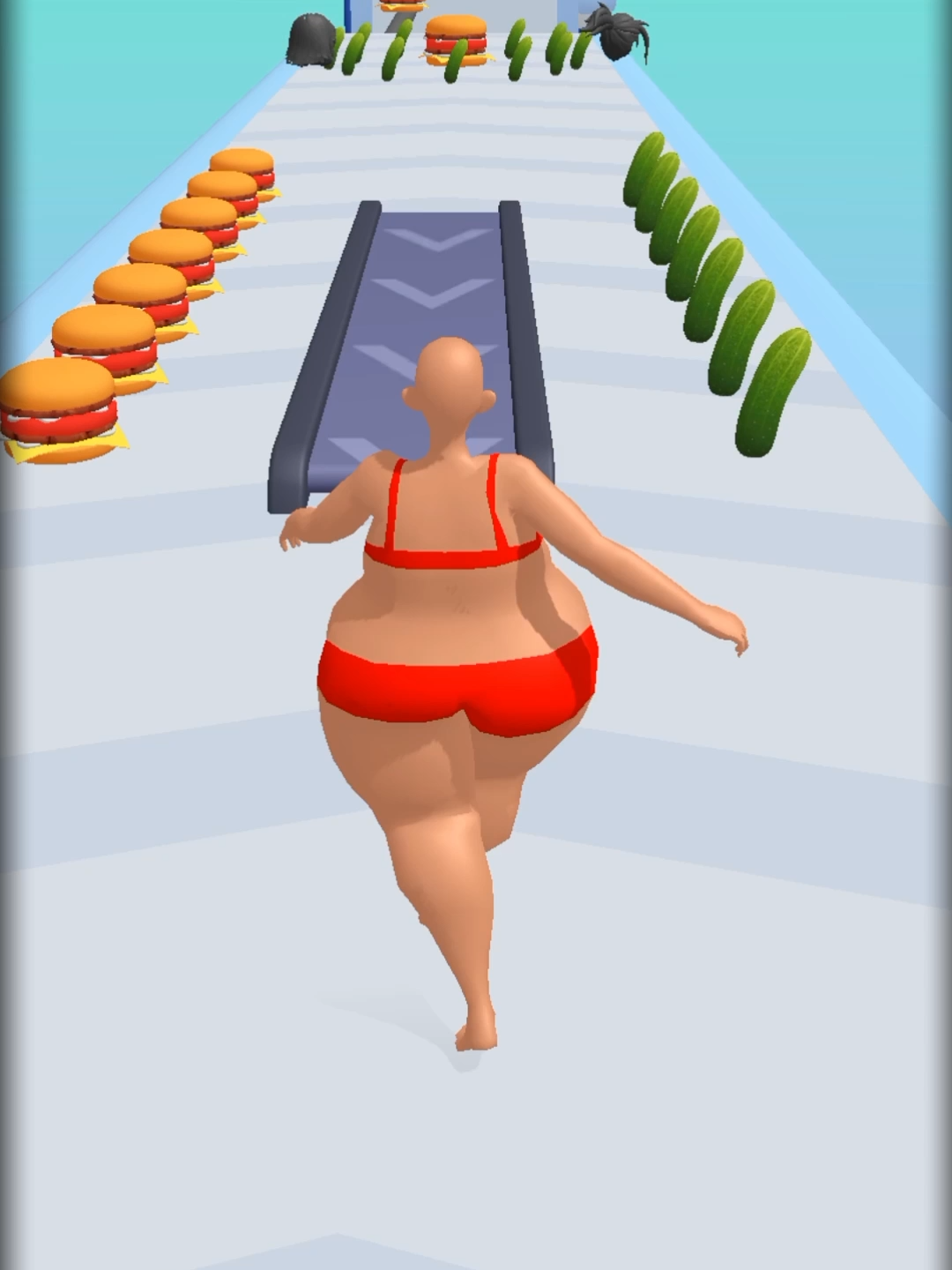 Ela ficou morena de cabelo azul #gameplay #jogosdecelular #games