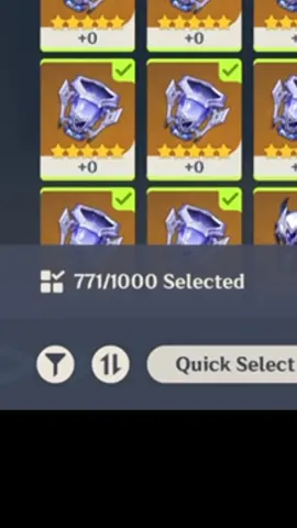 It took like 2 hours to sort through all of my auto locked artifacts but i finally have space again #fyp #GenshinImpact #genshin #hoyo #hoyoverse 