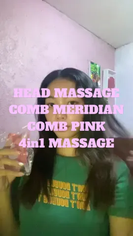HEAD MASSAGE COMB MERIDIAN COME PINK 4in1 MASSAGE #4in1 #headmassage #massage #meridian #comb 