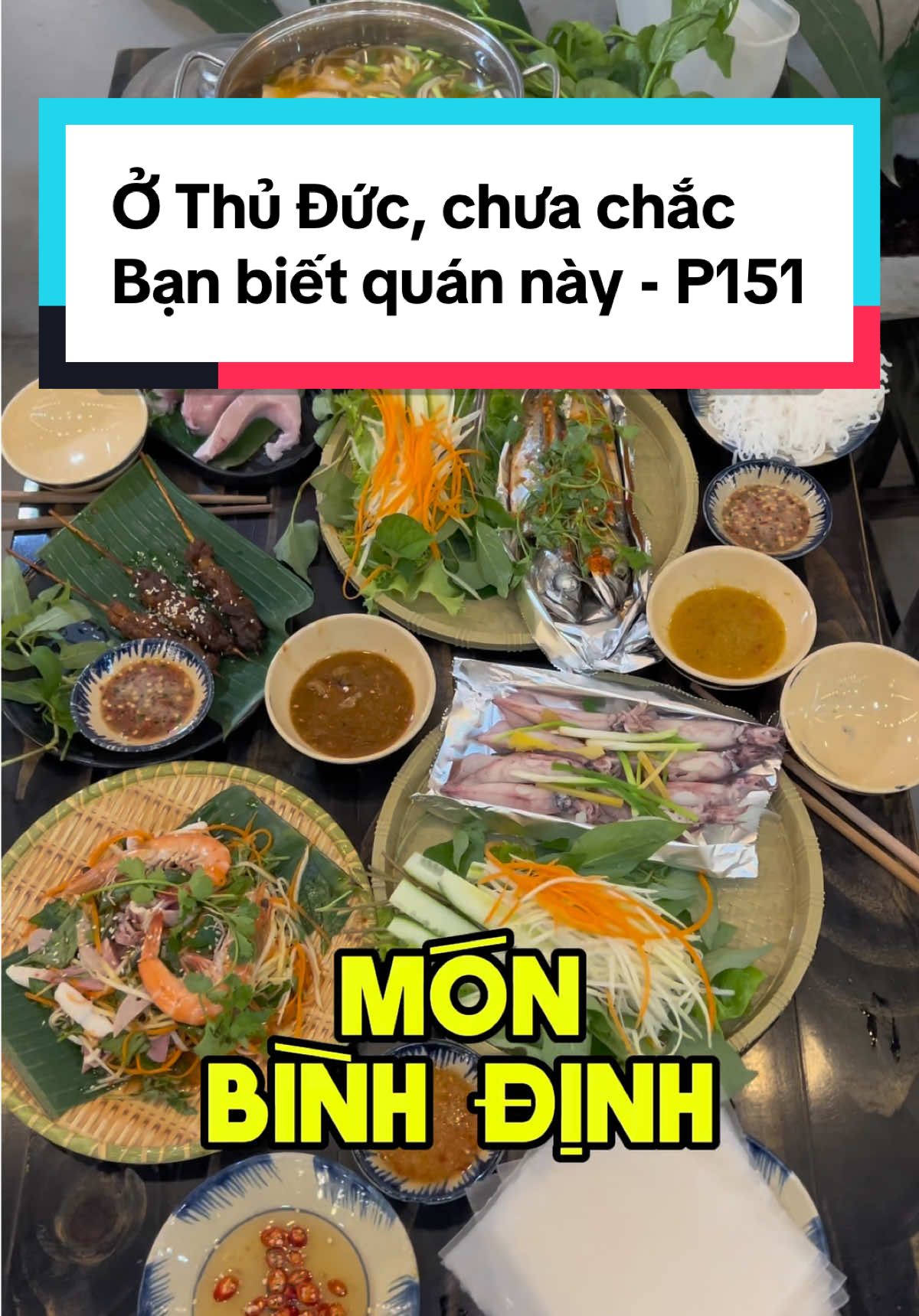 Ở Thủ Đức, chưa chắc bạn biết quán này - P151 - món ngon Bình Định nè #review #ancungtiktok #food #Lifestyle #tinhtimtoi 