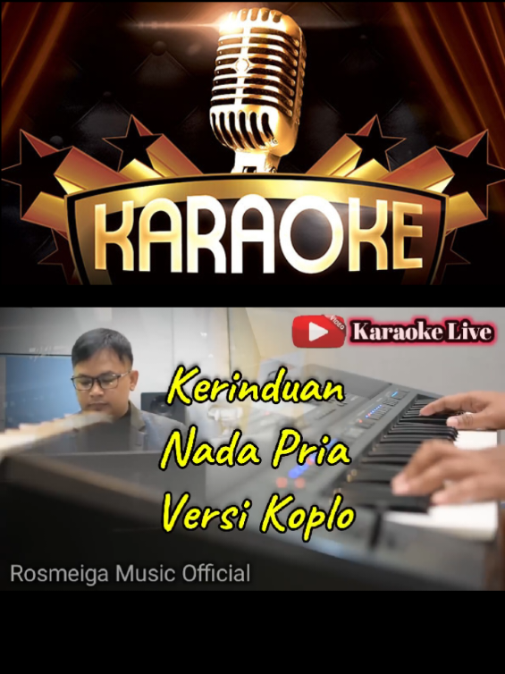 Kerinduan (Nada Pria) #karaoke #fullsong #karaokenadapria #karaokedangdut #rosmeigamusicofficial 