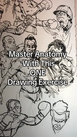 Master Anatomy  With This ONE  Drawing Exercise #art #doodle #tutorial #foryou #anatomy 