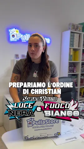 Prepariamo insieme l’ordine di Christian ❤️ #cartecollezionabili #pokemontcg #pullastore #pokemon #fyp 