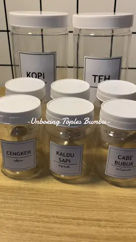Yg mau samaan cek keranjang kuning ya #toplesbumbu #toplesbumbuaesthetic #botolbumbu #peralatandapur #perabotdapur 