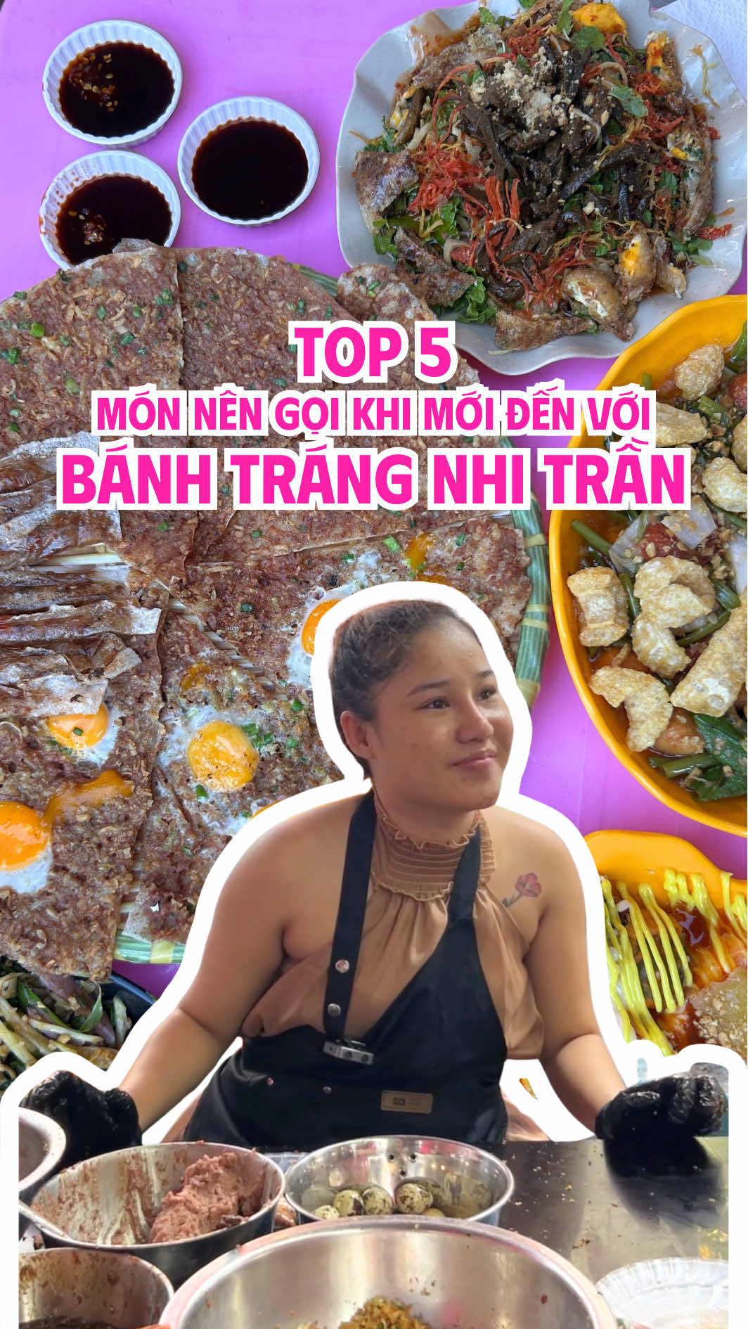 Lần đầu ghé nhà EM thì 5 món này nhất định phải gọi nhaa 🤤😍  #banhtrangnhitran #banhtrangkep #anvatdanang #danang 