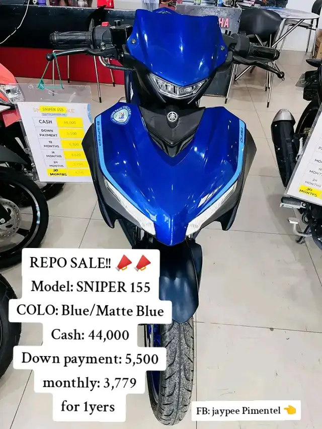 Rush sale pm Sa sure buyer #sniper155r  (SELF EMPLOYED/BUSINESS) - 2 valid id's  - proof of billing - business permit/DTI #sniper155r #MotortradeAlagaKaDito #BrandnewMotorcycles 
