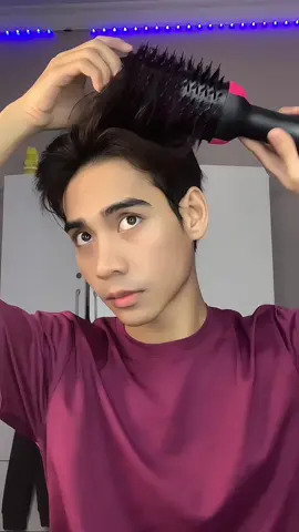 kalau nak rambut lebih kemas, lepas mandi keringkan pakai hair dryer, jgn biar rambut kering sendiri  #hairdryer #hairdryerbrush #pengeringrambut 