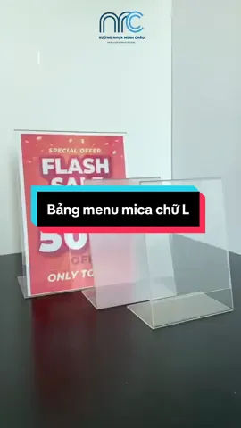 Cho anh chị nào cần bảng menu mica chữ L, bảng mica để bàn A4, A5, A6 ạ #menu #bangmenu #menumica #micatrongsuot #xuhuong 