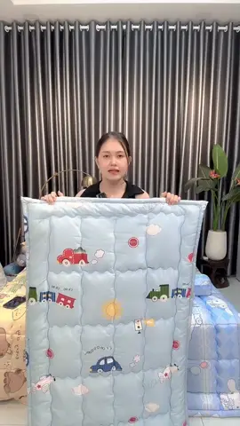 Bộ topper đa năng Luxhome cho bé yêu giấc ngủ ngon ở trường. Vải lụa Tencel mát, ruột bông êm ái, giặt thoải mái!