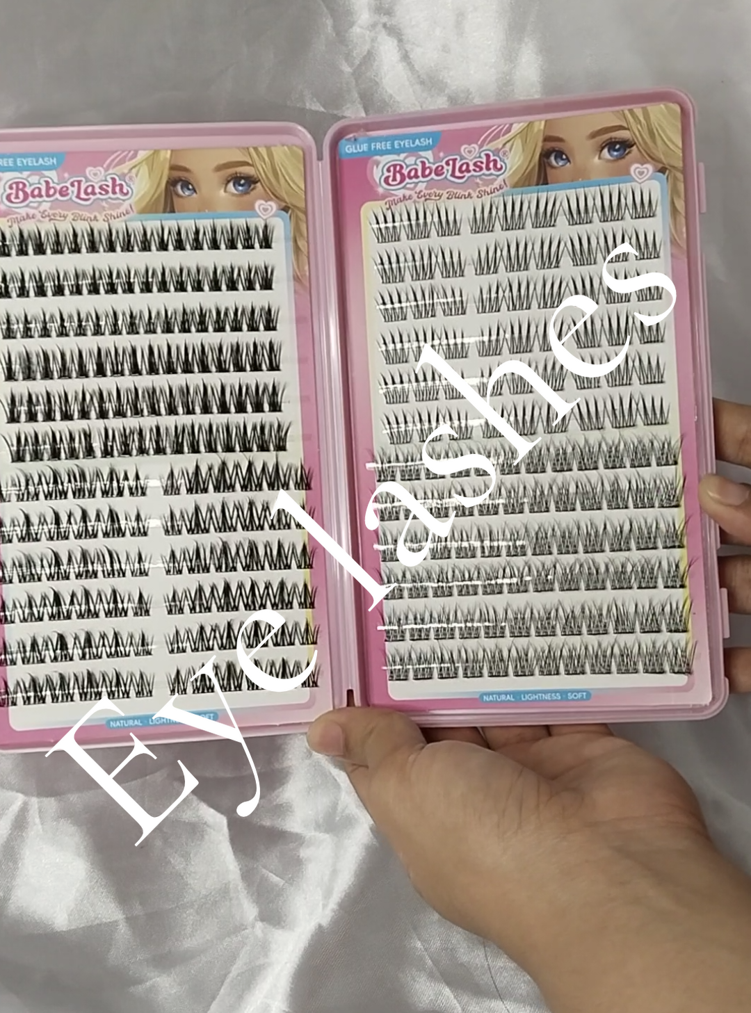 Babe lash Glue free Eyelash Book >> COD Free Tweezers & Glue #clusterlashes #eyelashbook #gluefreeeyelashes #babelash #lashgamestrong 