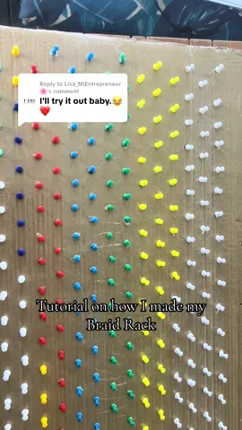 Replying to @Lisa_M|Entrepreneur🌸  Here’s a tutorial on how to make your Braid Rack.🌸 Hope this helps ☺️