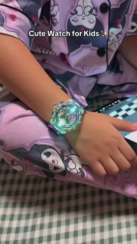 Deserve din ng mga anak natin na magkaroon ng cutie watch 💜 #fypシ゚ #foryoupage #kuromiwatch #kuromiandmymelody 