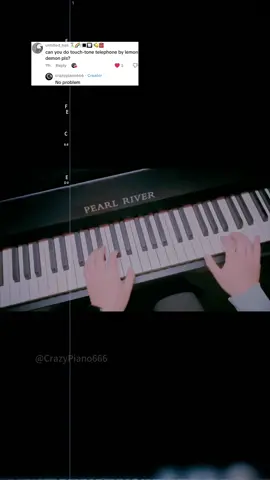 Make the singing piano sing’Touch-Tone Telephone’ by ‘Lemon Demon’. #piano #touchtonetelephone #lemondemon 