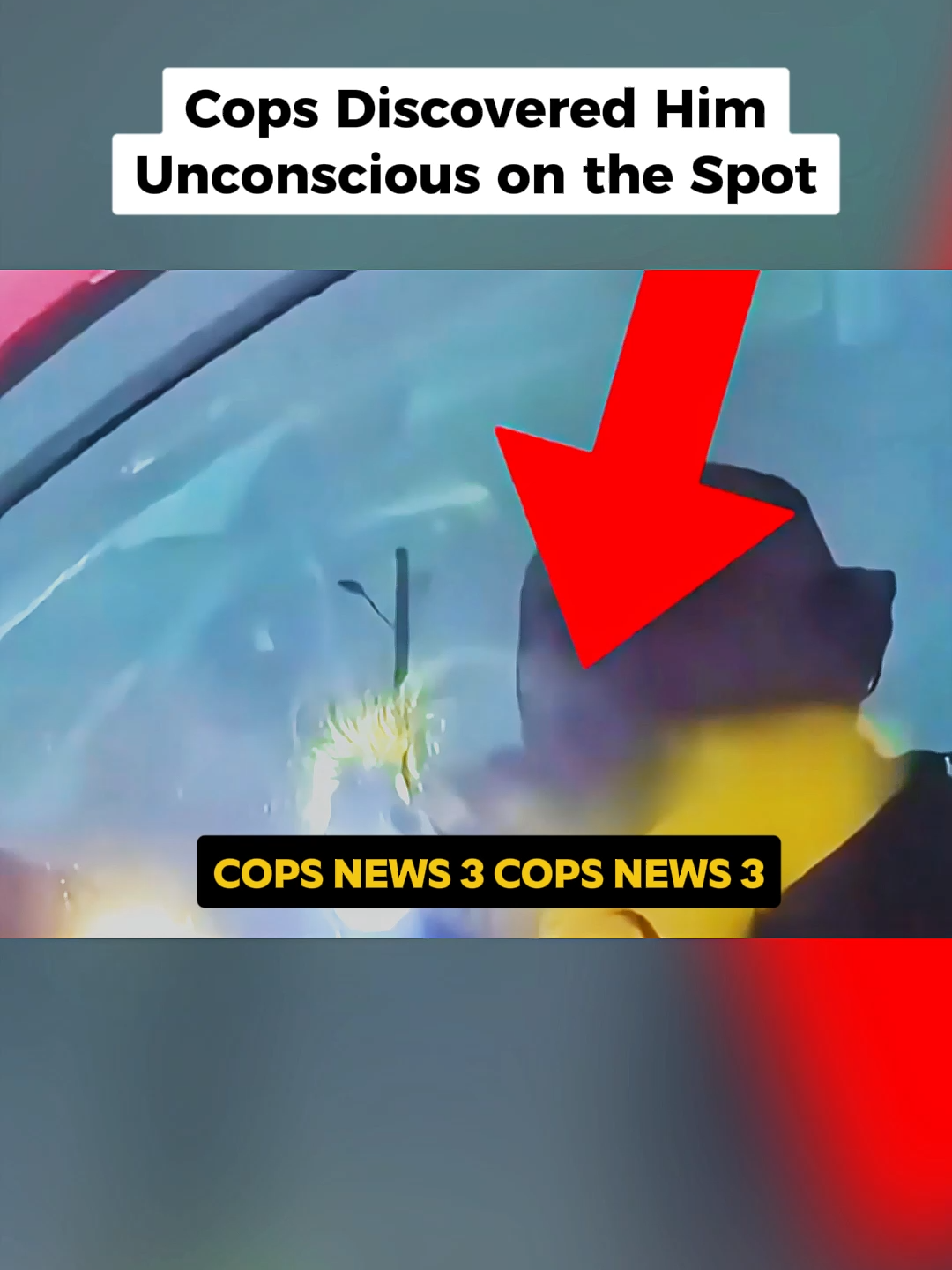 Cops Discovered Him Unconscious on the Spot #cops #copsoftiktok #copsontiktok #copstiktok #foryou #fyp