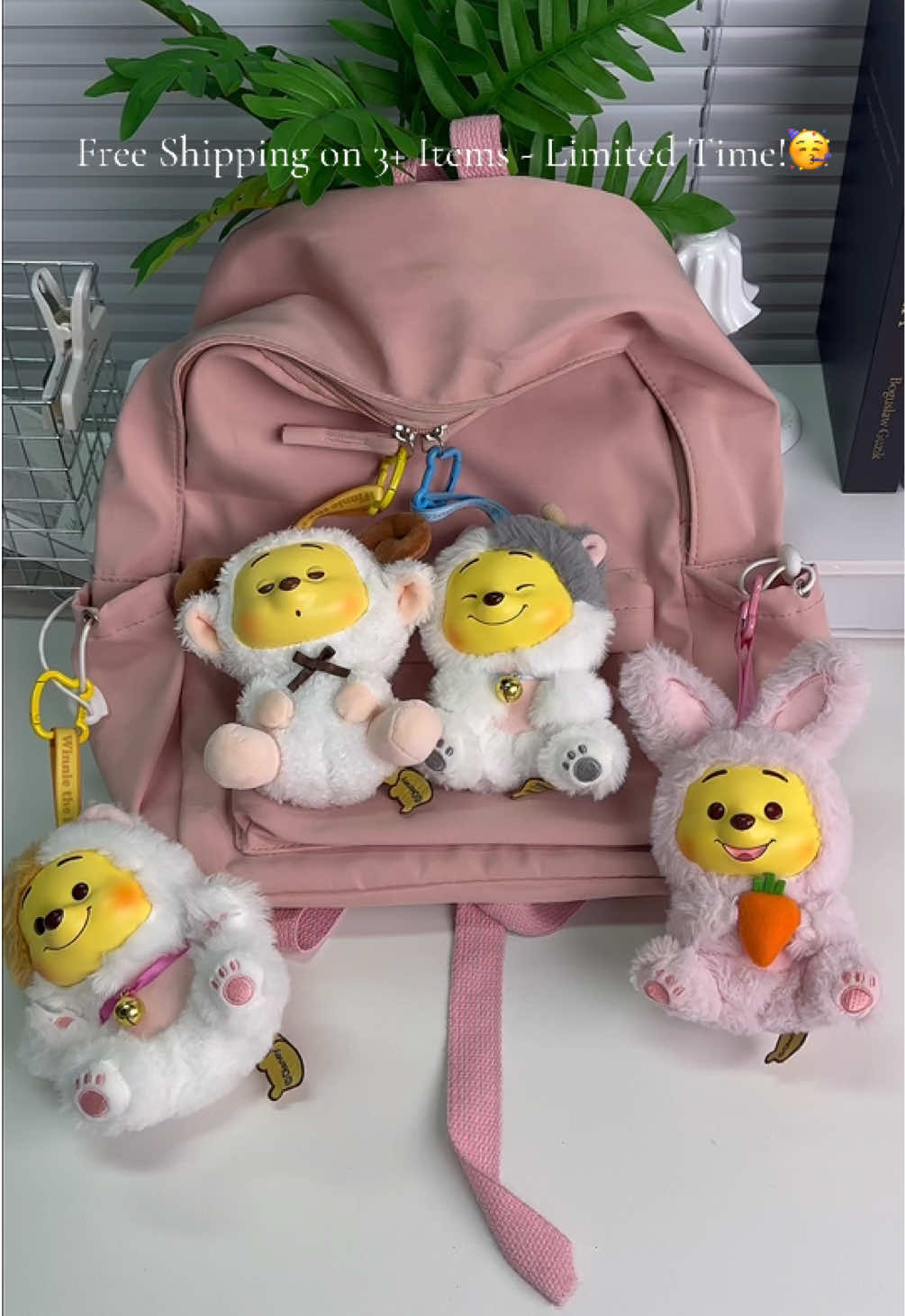 The plushies are incredibly cute, with super smooth and soft fur. Their smiles are so heartwarming! I love Piggy, Bunny, and Little Bean the most—such good cute 😌 #winnie #cute #honey #miniso #GetReadyforFashionWeek 