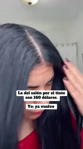 Todo va estar bien #tinte #colornegroperfecto🖤 #cabellonegro🖤🖤🖤 #parari #canas 