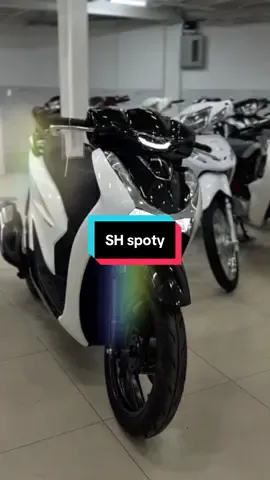 SH phối Spoty gần full đen #thanhtaiab #sh160i #sh160 #sh125 