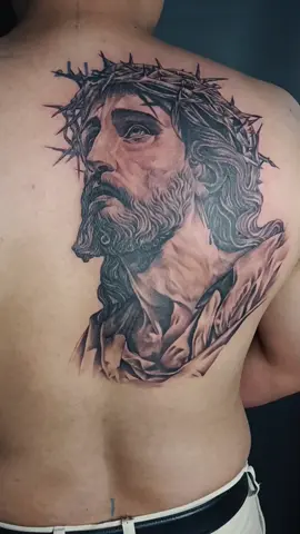 lord jesus tattoo done #jogja24jam #tattooartistjogja #tattoojogjamurah #studiotattoojogja #tattoojogja 
