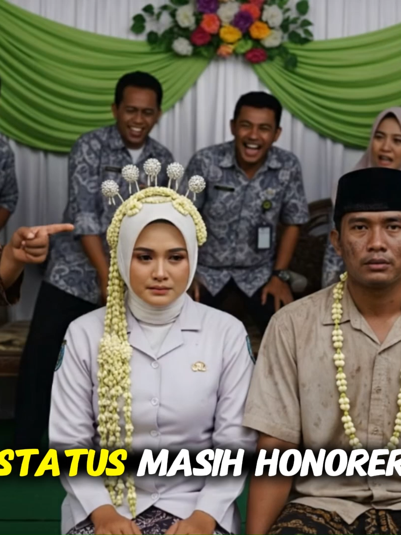 Semua Guru PNS tertawa menghina Guru Honorer yang Nikah dengan Tukang Kebun #Kisahhikmah