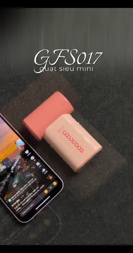 Quạt siêu mini tân binh mới ra mắt, dành cho ai thích sự nhỏ gọn, xinh xắn. #N #ExclusiveFanPerks #NewArrivalWeek #BrandFanDay #quattichdien 
