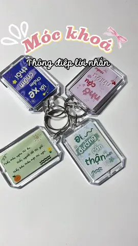 Móc khoá thông điệp ý nghĩa tặng người bạn thương thay lời nhắn nhủ 💗✨#mockhoa #review #mockhoathongdiep #xuhuong #viral 